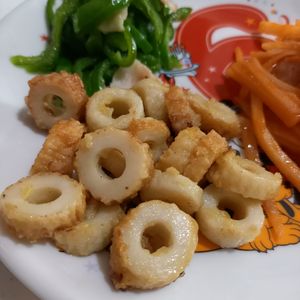 852468の作ってみた!投稿(【ちくわのマヨカレー揚げ】サクッと1品！パクパク止まらない♪)