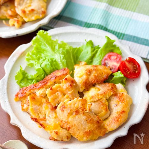 【ポリ袋で楽をする!コンソメ鶏ピカタ】手間抜きしても美味しい