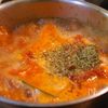 南仏猟師風　イカとジャガイモのトマト煮込みの工程3