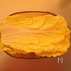 白菜のレンジ4分巻ロールの工程1