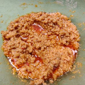 rantomoの作ってみた!投稿(5分で完成！あれば便利な常備菜【レンジ肉味噌】ピリッと甘辛)