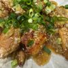ひまわり🌻の作ってみた!投稿(鶏肉の甘酢ねぎ炒め(調味料2つだけ!ぽん酢で簡単!))