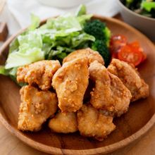 『米粉でカリッ☆鶏むね唐揚げ』簡単♡あっさりやみつき♬