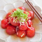 ミニトマトのだし浸し
