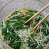 えのきと青菜のお浸しの工程3