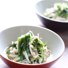 えのきと青菜のお浸し