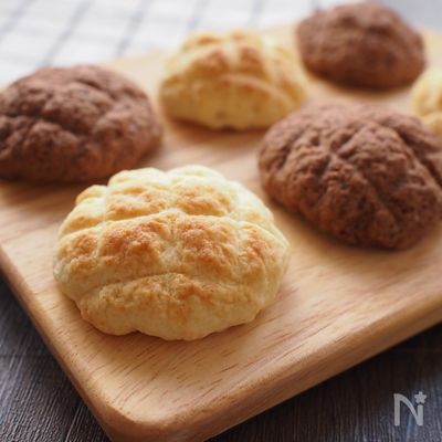 【食パンとHMで】ミニメロンパン♡