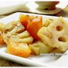 ひなちゅんの作ってみた!投稿(れんこんと人参の甘酢煮)