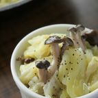 キャベツとぶなしめじのベジチーズ炒め