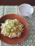 キャベツとコーンときゅうりのサラダ
