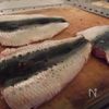 イワシの梅肉しそクルリン巻き　イワシ料理②の工程2