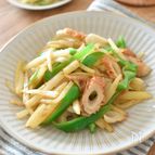 シンプルなおいしさ♪じゃがいもとピーマンのオイスタ炒め