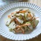 りんごと白菜とひじきのすだちマヨ和え