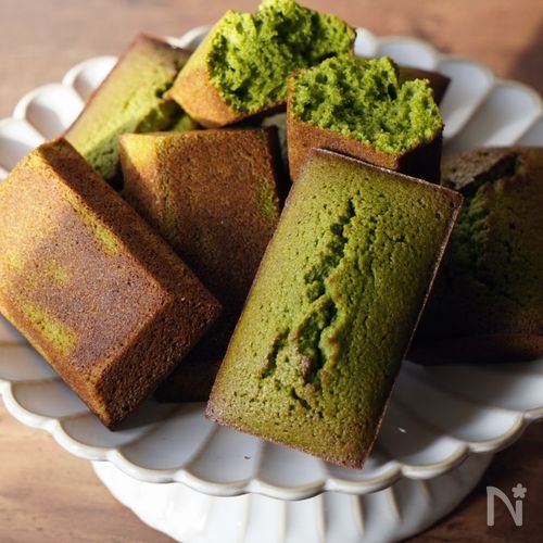 一度食べたらやみつき!「米粉の抹茶フィナンシェ」