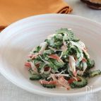 簡単&美味しい！子供も好きなゴーヤとカニカマのだしマヨ和え