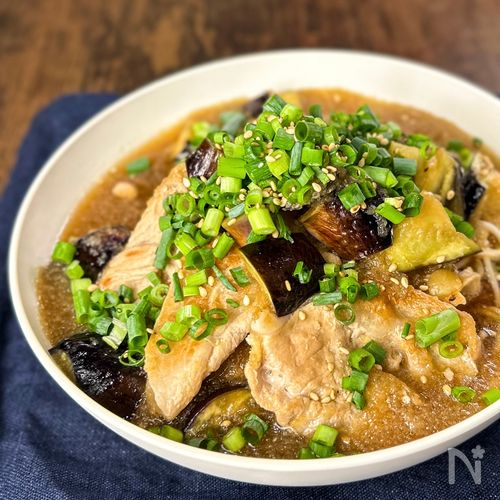 【夏はこれ一択】豚こまなすのやみつきそうめん