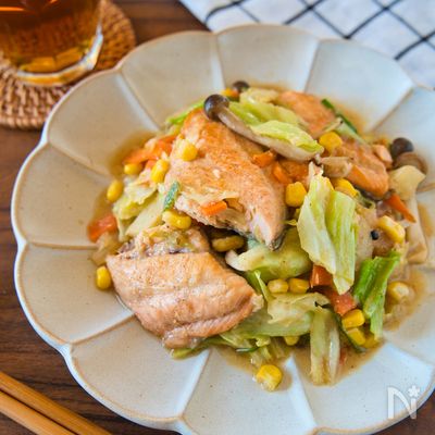 野菜たっぷりちゃんちゃん焼き