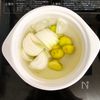 お腹に優しいダイエット！オクラと春野菜のとろみ薬膳スープの工程1