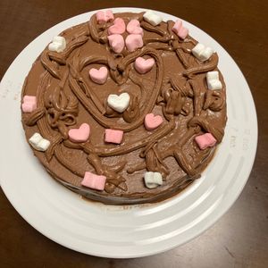 そら・ゆずの作ってみた!投稿(チョコレートクリームのデコレーションケーキ)
