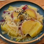さつまいもと玉ねぎの飴色煮
