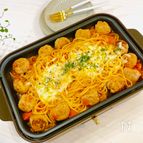 家族で作ろう！ホットプレートdeミートボールスパゲッティ