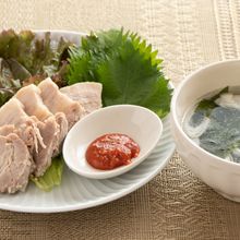 【加圧1回で2品】韓国料理・ポッサム＆わかめスープ