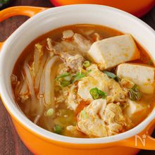 寒い日にぴったり♪野菜たっぷり「ピリ辛スープ」