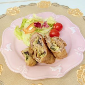 タツノオトシゴの作ってみた!投稿(【生焼け回避!絶品♡︎豚バラの茄子チーズロール】簡単/時短)