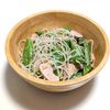ごんべすの作ってみた!投稿(にんにくおかかマヨ《スナップエンドウの春雨サラダ》)