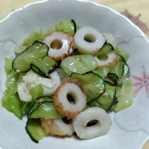 コスモスの作ってみた!投稿(【キャベツとちくわときゅうりの和え物】ごま油香る♪簡単副菜！)
