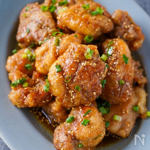 カリッじゅわ♡『カリカリ甘酢チキン』たまらない美味しさ♡