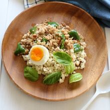 【豆腐でなんちゃってごはん!】ソイガパオライス