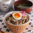 味付け冷凍で平日を楽にする♡みんな大好き味噌豚丼♡