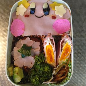 えみちぃの作ってみた!投稿(1番簡単♪【レンジでハムエッグ】お弁当のエースおかず！)