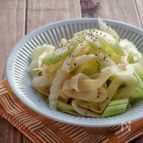 すし酢で簡単！＊セロリとイカの燻製のマリネ＊ポリ袋使用