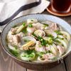 【レンジだけ！豚バラとあさりの白だしうどん】うま味たっぷり♪の工程3