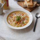 栁川かおりのレシピノート。 vol.28　たっぷり野菜のスープ。