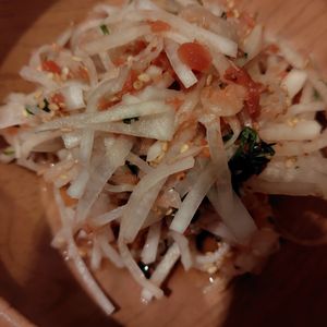 1586355の作ってみた!投稿(5分でやみつき！梅おかか大根サラダ)