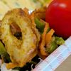まゆのの作ってみた!投稿(超簡単☆ピーマンと竹輪のカレーマヨ炒め)