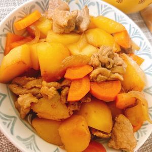 煌蓮mamの作ってみた!投稿(みんな大好き定番和食☆豚こま肉で節約♪『味染み♡豚じゃが』)