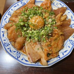 Hikeyの作ってみた!投稿(混ぜるだけでこんなに旨い！刺身のキムチごまポンあえ)