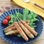 お弁当やおつまみに♪アスパラガスの豚巻き照り焼き