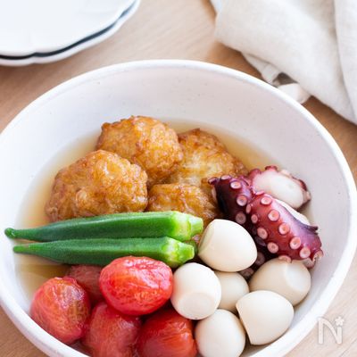 【冷やしおでん】10分煮るだけ！作り置きおかずにも！