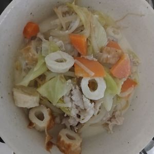 1556395の作ってみた!投稿(【たっぷり野菜のちゃんぽん風スープ】カット野菜ですぐできる！)