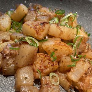 bo-zu3の作ってみた!投稿(めんつゆでラクラク♪味しみ♪『大根とこんにゃくのおかか煮』)