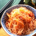 チュルチュル止まらない美味しさ♡キムチ春雨サラダ