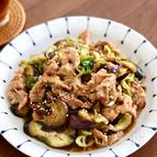 【ご飯のおかわり必須】豚肉となすの甘辛炒め