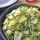 5分で完成！食べたら止まらない＊白菜と豆苗のやみつきサラダ