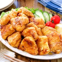 【鶏むねカレーマヨチキン】しっとり柔らか♡簡単３ステップ♪
