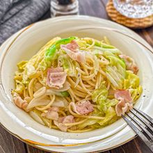 【春キャベツと新玉ねぎとベーコンのパスタ】絶品！ランチにも♪